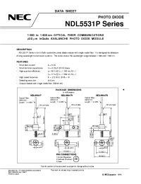 Datasheet NDL5500 производства NEC